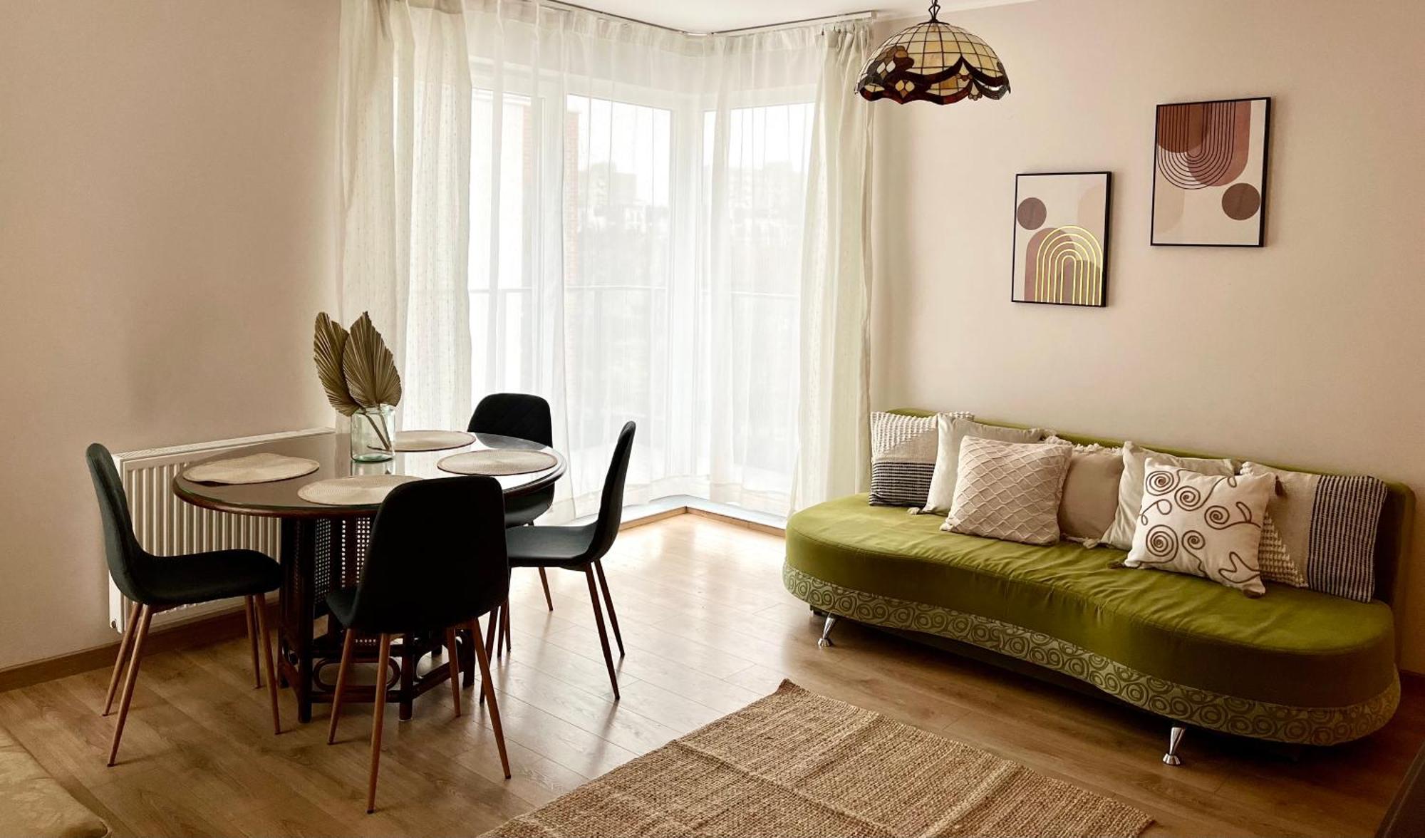 Oldtown Retro Apartment By Marina With Balcony For 6 People Gdańsk Eksteriør billede
